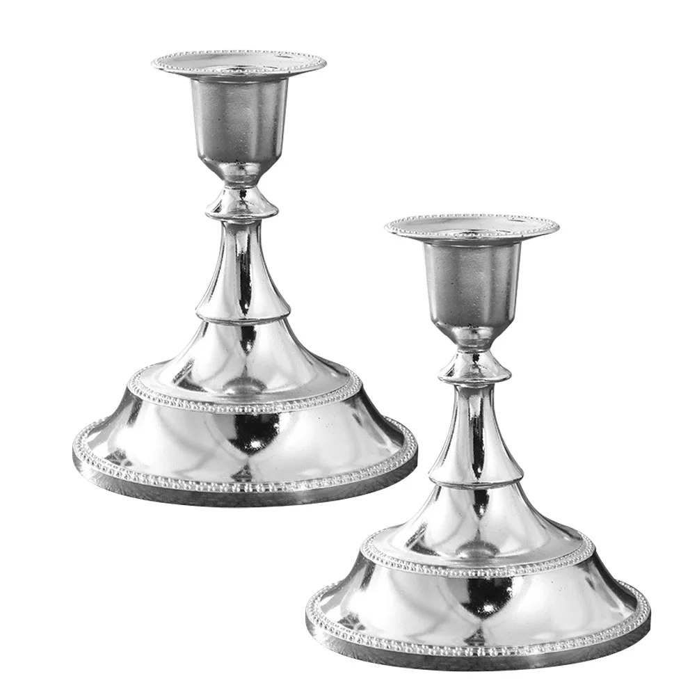 2 Pcs Candlestick Wedding Holder Candlesticks Alloy Light House Decorations for Home
2 Pcs Candlestick Wedding Holder Candlesticks Alloy Light House Decorations for Home