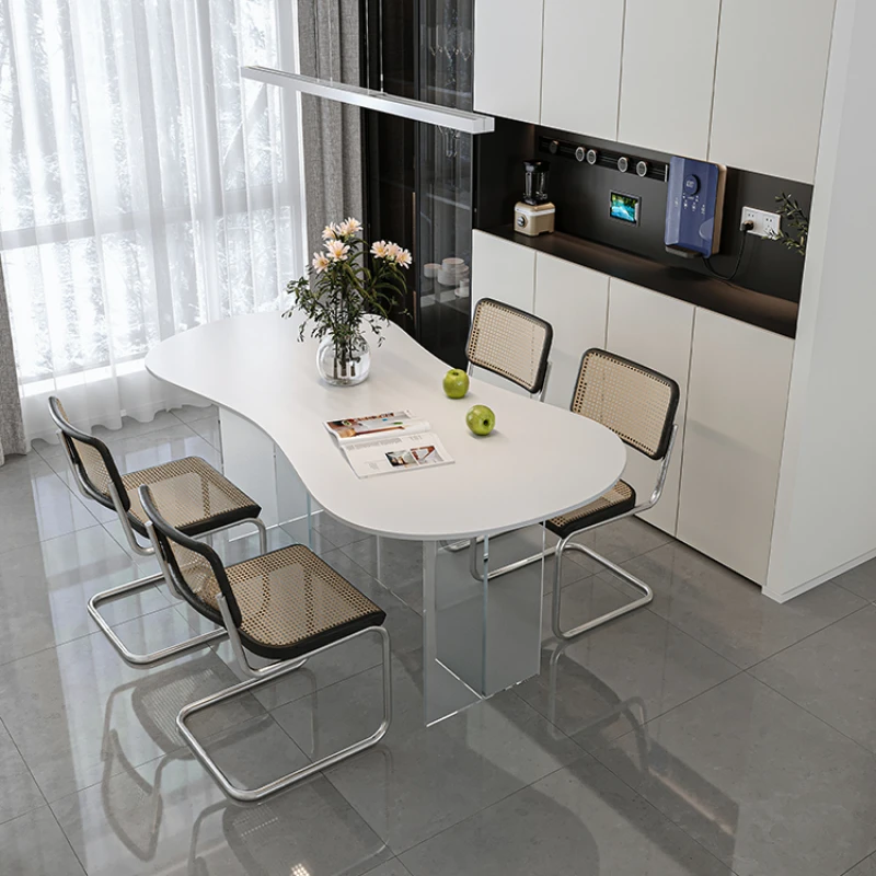 Slate dining table modern minimalist white suspended acrylic table solid wood cream style dining table chairs rectangular island
Slate dining table modern minimalist white suspended acrylic table solid wood cream style dining table chairs rectangular island