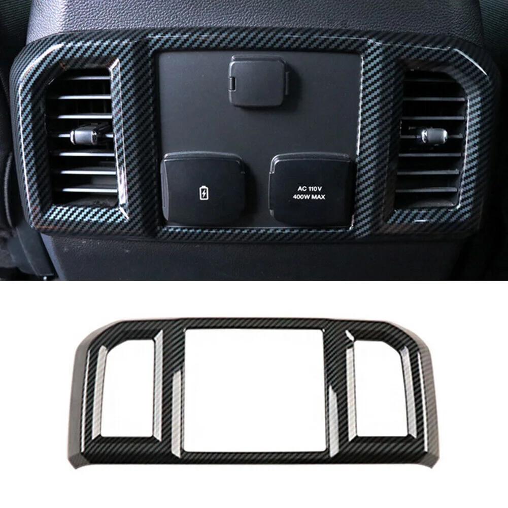 Carbon Fiber Look Rear Air Outlet Vent Cover Trim For Ford F150 F-150 2015-2020 Air Conditioning Vent Modification Trim
Carbon Fiber Look Rear Air Outlet Vent Cover Trim For Ford F150 F-150 2015-2020 Air Conditioning Vent Modification Trim