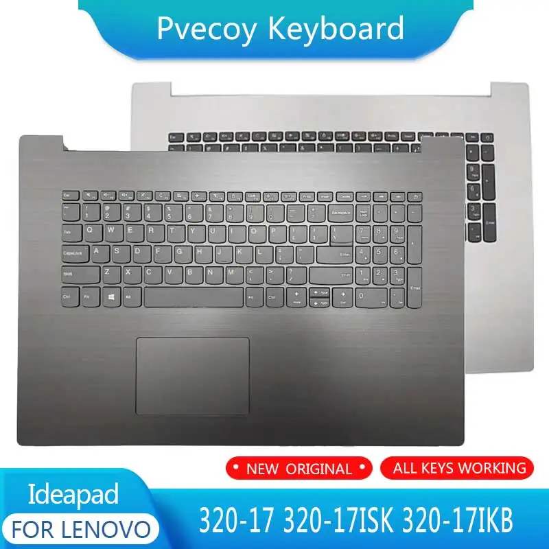 

New For Lenovo Ideapad 320-17 320-17ISK 320-17IKB Laptop Palmrest Case Keyboard US English Version Upper Cover