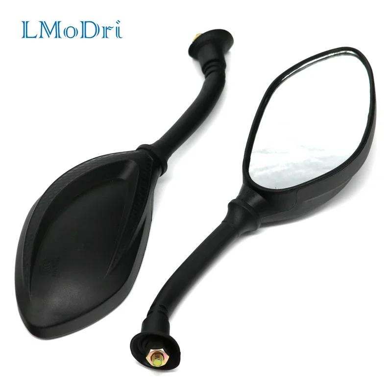 

LMoDri Motorcycle Mirror Scooter Electric Bicycle Back Side Mirror Motorbike Rear View Mirrors 8mm Clockwise