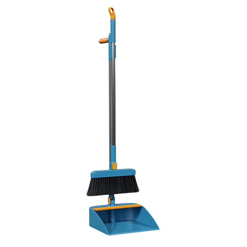 180-Degree Rotating Broom And Collector Game Home Collector Combination Blue With Long Adjustable Ergonomic Cleaning Kit
180-Degree Rotating Broom And Collector Game Home Collector Combination Blue With Long Adjustable Ergonomic Cleaning Kit
