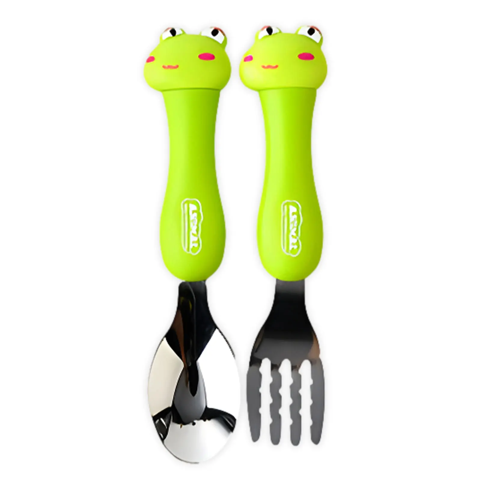 Baby Spoon And Fork Set Cartoon Animal Dessert Spoon For Children Stainless Steel Metal Baby Feeding Set For Self Feeding
Baby Spoon And Fork Set Cartoon Animal Dessert Spoon For Children Stainless Steel Metal Baby Feeding Set For Self Feeding