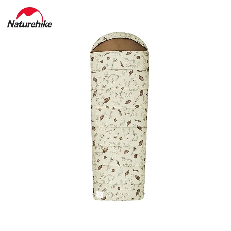 

Naturehike Sleeping Bag Ultralight Portable Splicing Outdoor Camping Envelope Cotton Sleeping Bag Spring Autumn Hiking Climbing