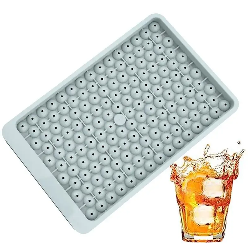 

Ice Trays For Freezer 159 PCS Ice Molds Trays Round Ice Cube Tray Silicone Easy Release Making Small Ice Cubes For Whiskey