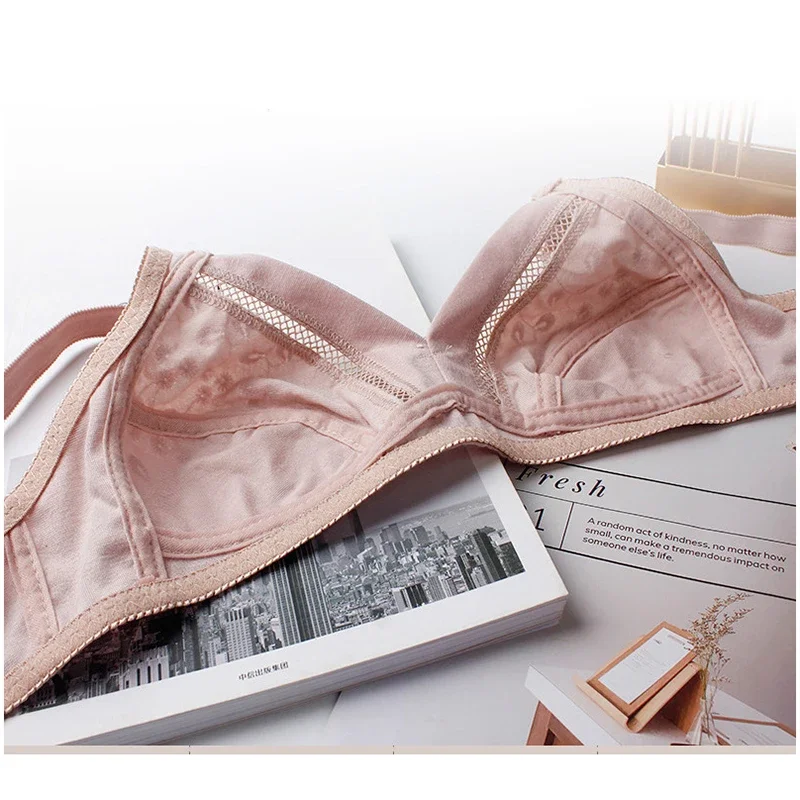 Small size 70A-100B fashion Bra Breathable cotton bras for women summer COOL No rims soft unlined sexy lingerie underwear bh C23 Small size 70A-100B fashion Bra Breathable cotton bras for women summer COOL No rims soft unlined sexy lingerie underwear bh C23