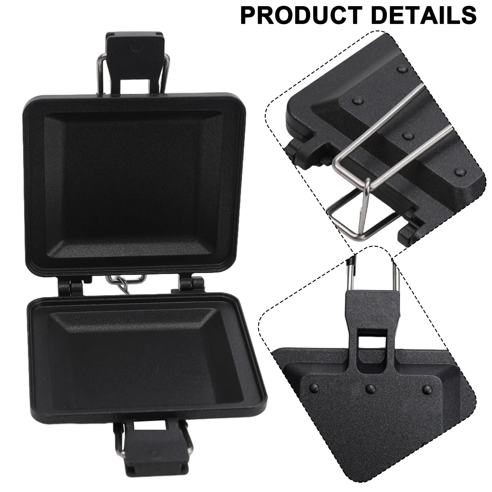 Skillet Folding Camping Grill Sandwich Grill Black Folding Sandwich Grill 33*14*4.5cm Camping Trips Practical Folding
Skillet Folding Camping Grill Sandwich Grill Black Folding Sandwich Grill 33*14*4.5cm Camping Trips Practical Folding