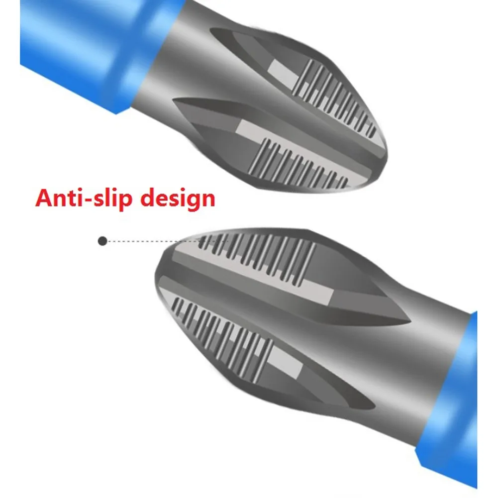 Accessories Screwdriver Bit Set 1/5 Pcs 1/5x Alloy Steel Double-end PH2 Hex Shank Insulated Non-slip Power Tool
Accessories Screwdriver Bit Set 1/5 Pcs 1/5x Alloy Steel Double-end PH2 Hex Shank Insulated Non-slip Power Tool