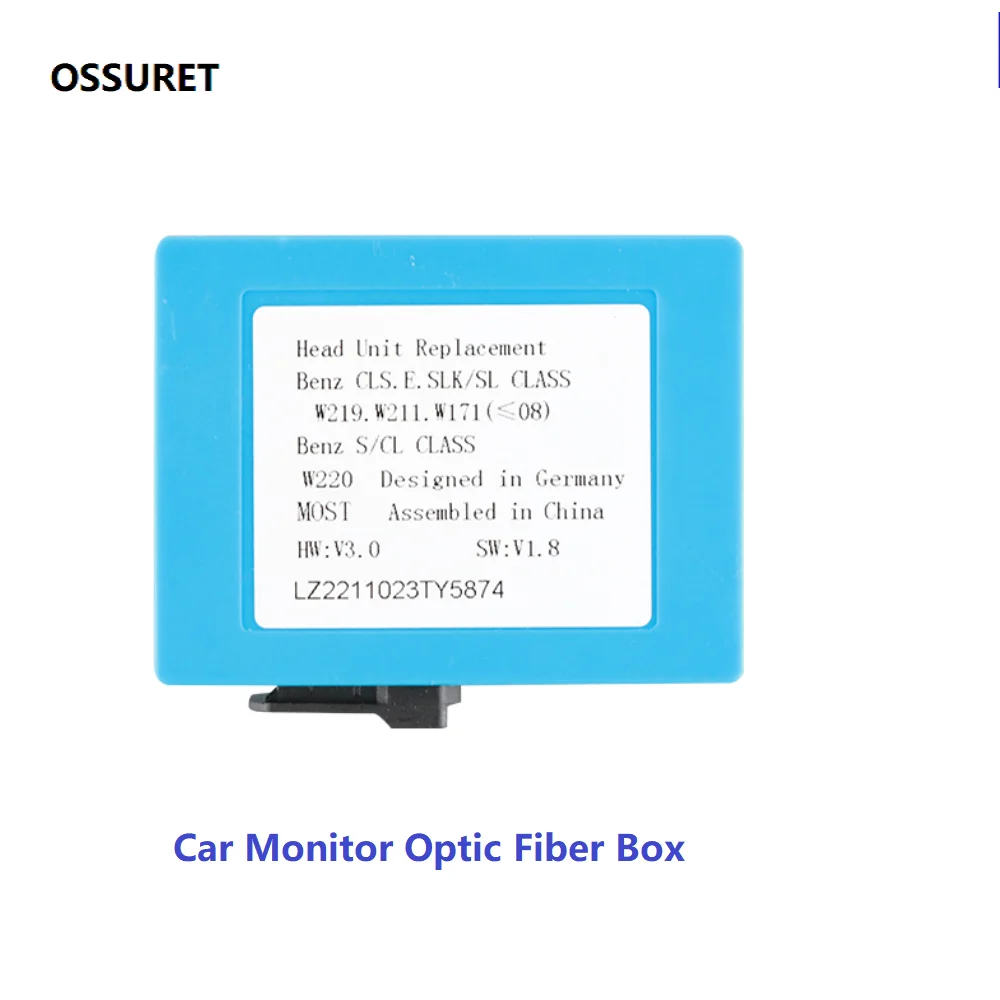 

Car Monitor Optic Fiber Box Only Fits for Our OSSURET Brand Android SYSTEM Mercedes Benz Car Multimedia Players