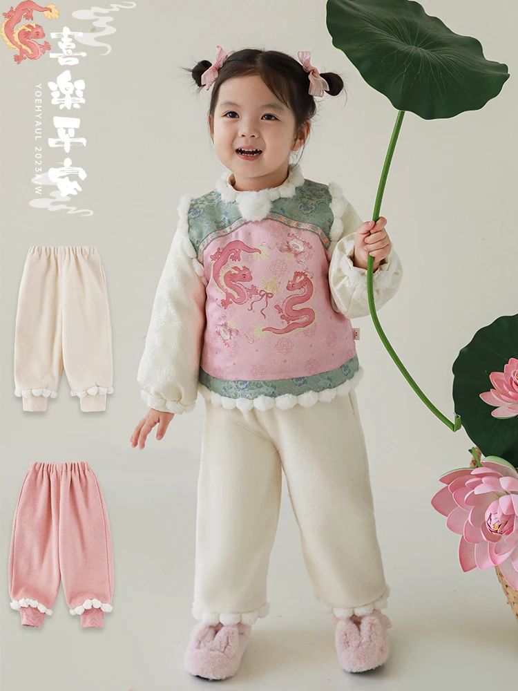 Плюшевая Одежда для девочек, леггинсы, зимняя Милая ветрозащитная теплая универсальная модная одежда 
Плюшевая Одежда для девочек, леггинсы, зимняя Милая ветрозащитная теплая универсальная модная одежда