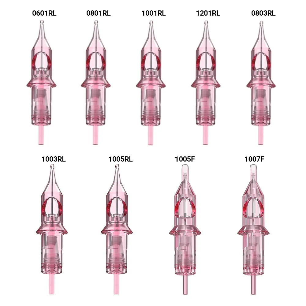 

Tattoo Needles RL Disposable Sterilized Safety Permanent Make-Up Machines Microblading Cartridges for Eyebrow Eyeliner Lips