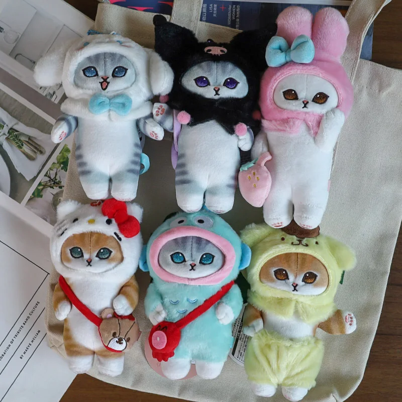 Sanrio HelloKitty Cinnamoroll Mofusand Plush Tempura Fried Dress Up Plush Keychain Kawaii Anime Kuromi Pendant Couple Doll Gift
Sanrio HelloKitty Cinnamoroll Mofusand Plush Tempura Fried Dress Up Plush Keychain Kawaii Anime Kuromi Pendant Couple Doll Gift