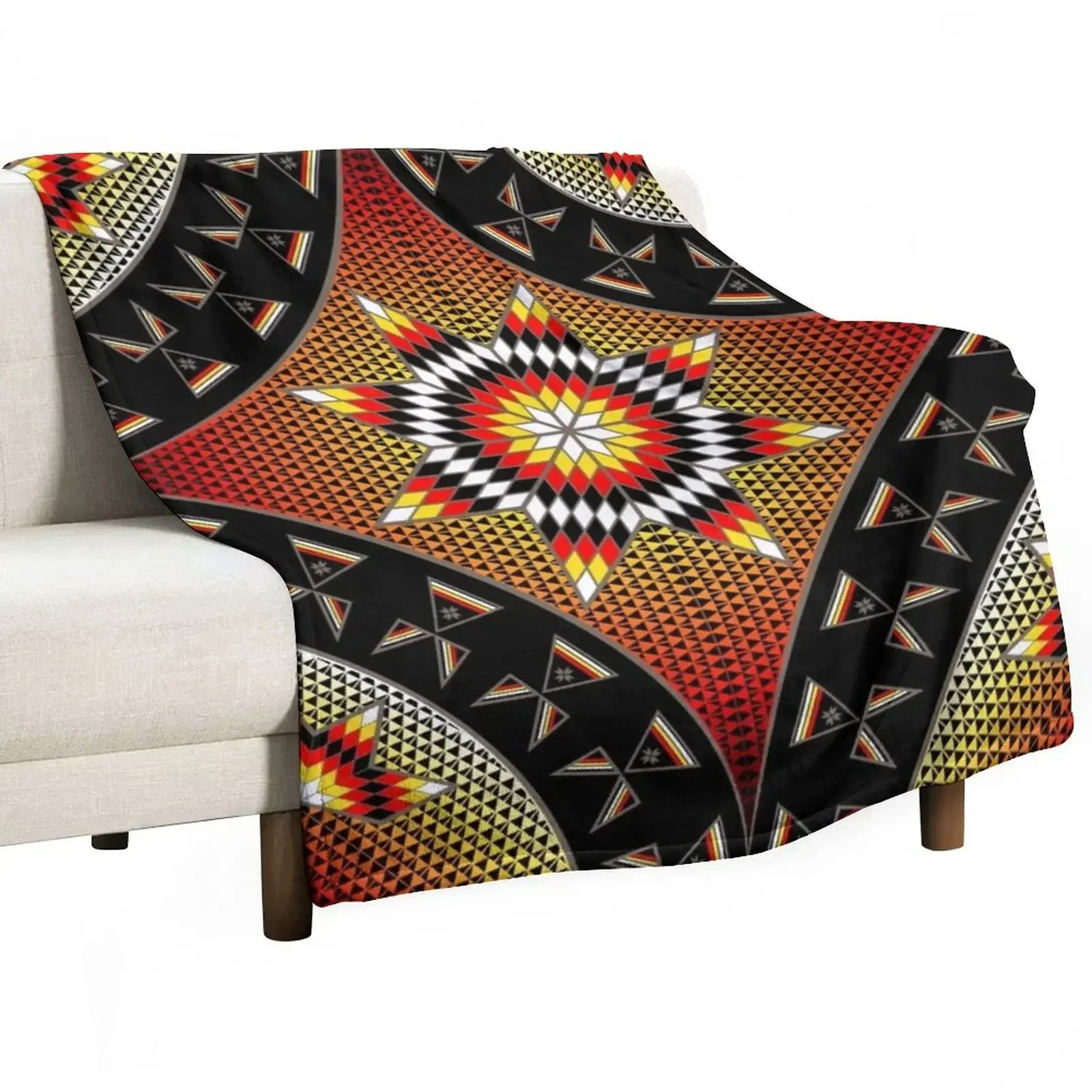 Morning Star with Tipi's (BRYW) Throw Blanket Thermal Hairys Tourist Blankets 
Morning Star with Tipi's (BRYW) Throw Blanket Thermal Hairys Tourist Blankets