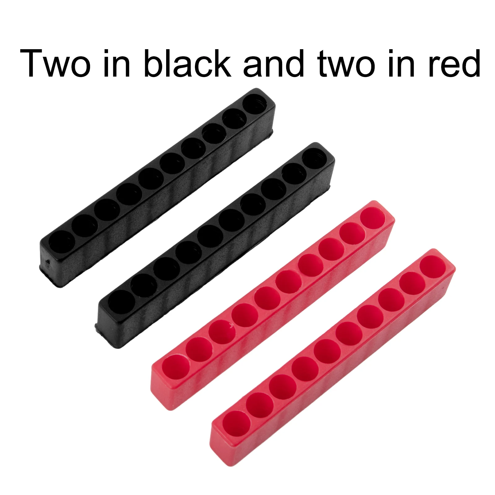 4pcs 10 Holes Screwdriver Bit Holder Black Red 1/4 Hex Shank Screwdriver Bit Holder Plastic Organizer Drill Bit Stand Case
4pcs 10 Holes Screwdriver Bit Holder Black Red 1/4 Hex Shank Screwdriver Bit Holder Plastic Organizer Drill Bit Stand Case