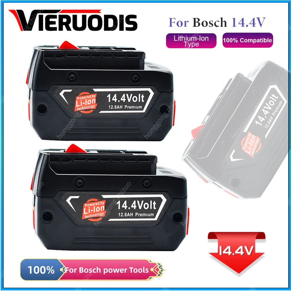 For BOSCH 14.4V 12800mah Rechargeable Li-ion Battery Cell Pack for BOSCH Cordless Electric Drill Screwdriver BAT607G BAT614G
For BOSCH 14.4V 12800mah Rechargeable Li-ion Battery Cell Pack for BOSCH Cordless Electric Drill Screwdriver BAT607G BAT614G