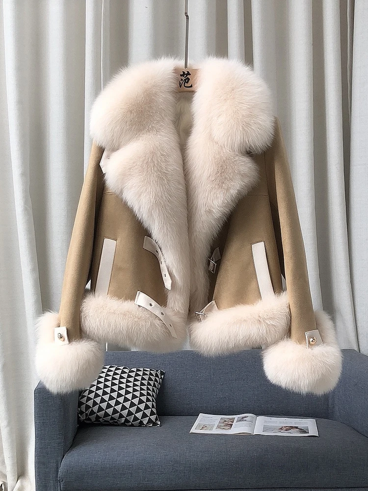 ZDFURS*High-End Imported Fox Fur Fur Coat Women's Short Haining Winter New Motorcycle Goose down down Jacket Coat
ZDFURS*High-End Imported Fox Fur Fur Coat Women's Short Haining Winter New Motorcycle Goose down down Jacket Coat