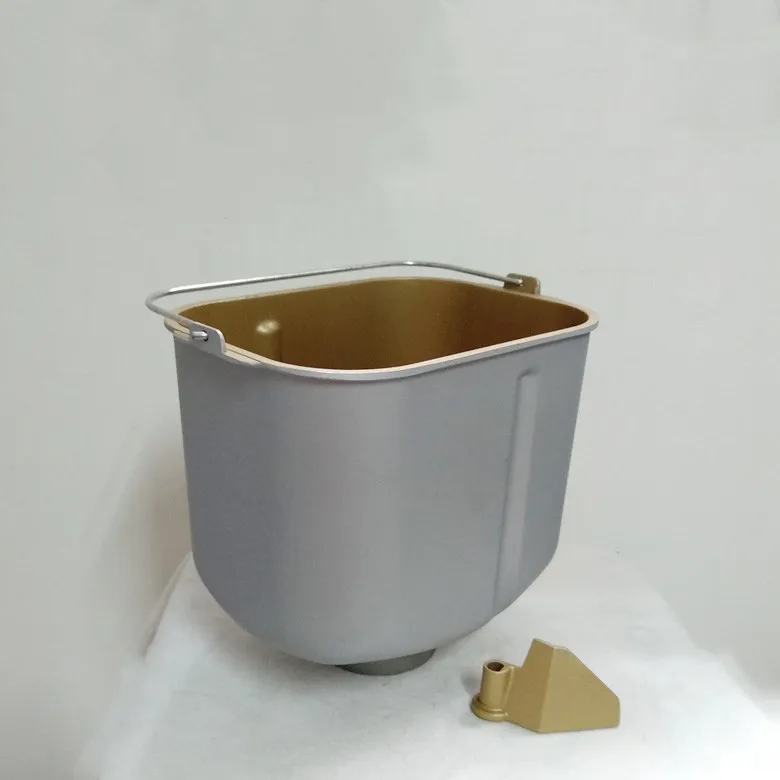 

Bread machine liner bucket accessories HD9015/9016/9046/9045 non-stick coating mixing bucket (golden) + mixing knife