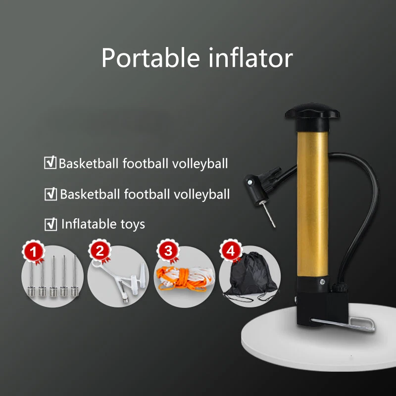 

Basketball Mini Pump Football Volleyball Inflation Needle Balloon Portable Ball Needle Universal Toy Ball Bicycle Charger Inflat