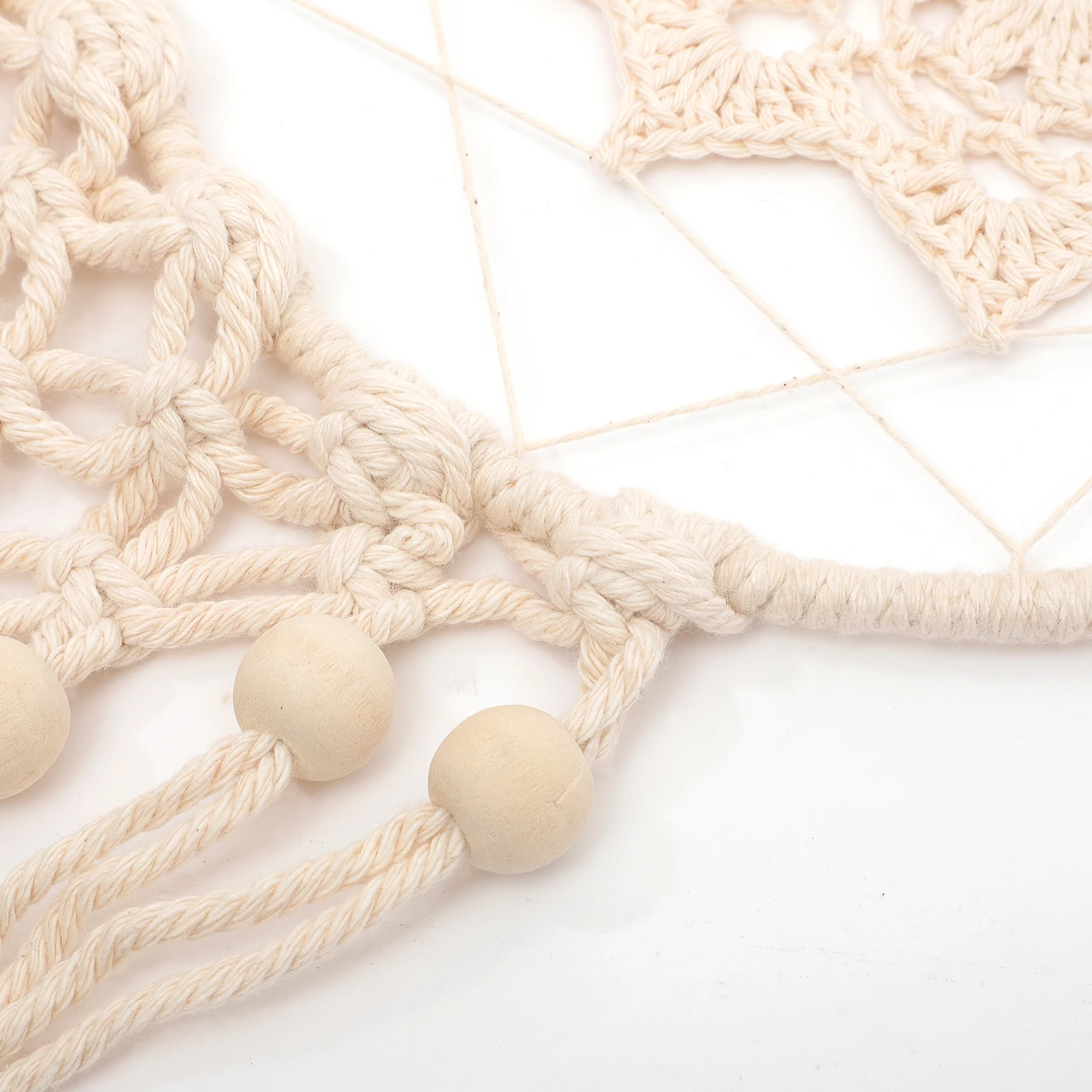 Macrame Dream Catcher Wall Hanging - Cotton Rope Bedroom Decor 4 S361aa9d3d1e14bc48b944ad13c7dcfddJ