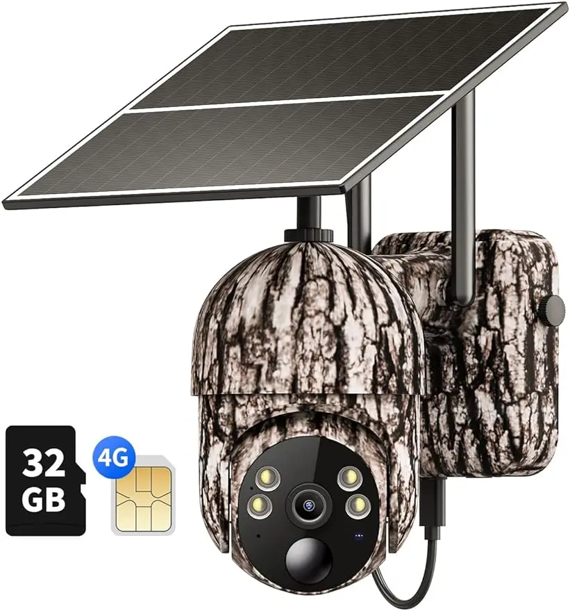 LTE Cellular Trail Cameras Gen 3.0 with SD&SIM Card, 4G360° Full View, 2K Live Streaming, Solar Powered, Remote Phone Access
LTE Cellular Trail Cameras Gen 3.0 with SD&SIM Card, 4G360° Full View, 2K Live Streaming, Solar Powered, Remote Phone Access