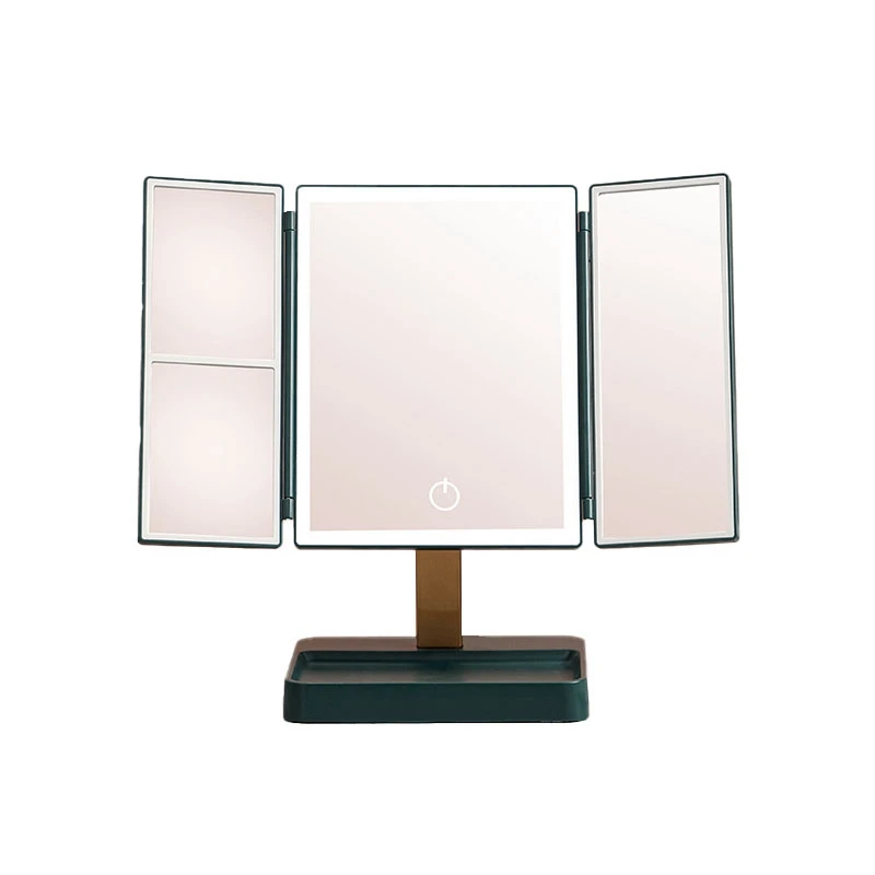 Hot Vanity Mirror 3X Magnifying Cosmetic 3 Folding Makeup Mirrors 270 Rotation Stepless Dimmer Beauty Table Mirrors Green D
Hot Vanity Mirror 3X Magnifying Cosmetic 3 Folding Makeup Mirrors 270 Rotation Stepless Dimmer Beauty Table Mirrors Green D