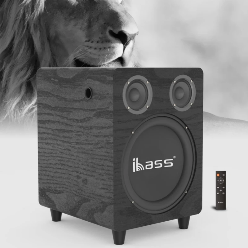 

Ibass New Bluetooth Speakers Hi-fi Wooden 150W High-power Active Computer TV Living Room Echo Wall Sound Subwoofer Home Theater