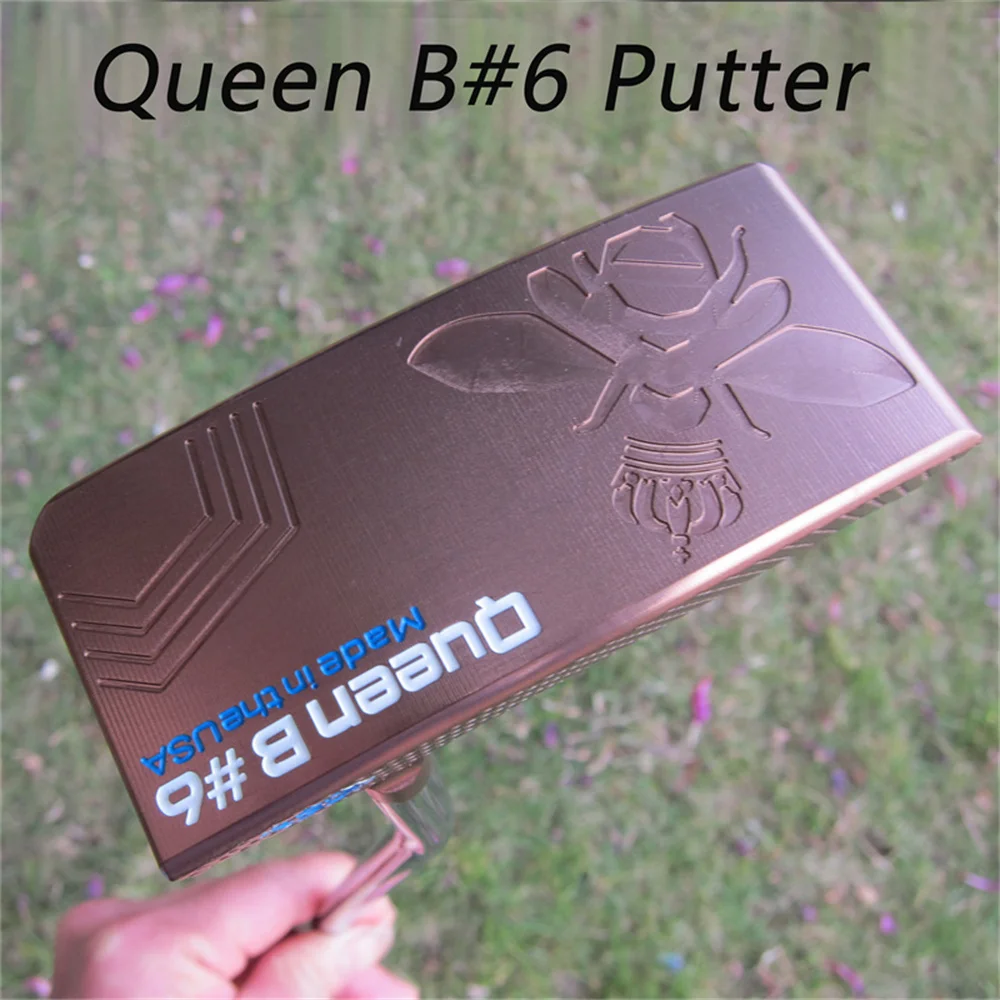 

2023 New Golf Putter Bettin Que B#6 gold/black Putter 32/33/34/35/36 inch With Headcover Golf Clubs Top Quality