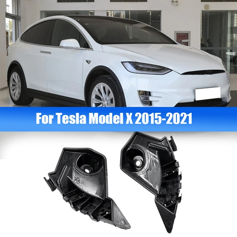 

Кронштейн для переднего бампера Tesla Model X 2015-2021 1047092-00-H 1047093-00-H, опора для нижнего крыла, 1 пара