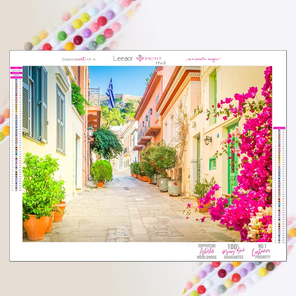 5D «сделай сам», городская живопись с цветами, алмазная живопись, полная Алмазная мозаика, вышивка крестиком, набор для домашнего искусства, украшение для стен 
5D «сделай сам», городская живопись с цветами, алмазная живопись, полная Алмазная мозаика, вышивка крестиком, набор для домашнего искусства, украшение для стен