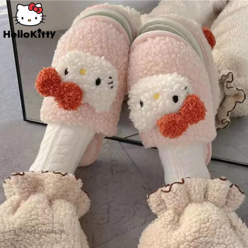 Sanrio Hello Kitty Cartoon Cotton Slippers 2022 New Winter Cute Student Home Shoes Soft Bottom Non Slip Plush Slippers For Women
Sanrio Hello Kitty Cartoon Cotton Slippers 2022 New Winter Cute Student Home Shoes Soft Bottom Non Slip Plush Slippers For Women
