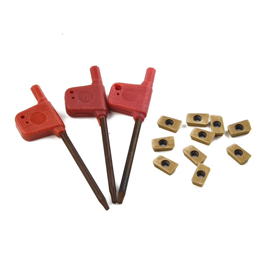 Turning Insert Turning Tool Holder Mill Holder Tool Parts 1 Set 300R C10-10-120-1T APMT1135PDER Alloy Steel CNC Carbide
Turning Insert Turning Tool Holder Mill Holder Tool Parts 1 Set 300R C10-10-120-1T APMT1135PDER Alloy Steel CNC Carbide