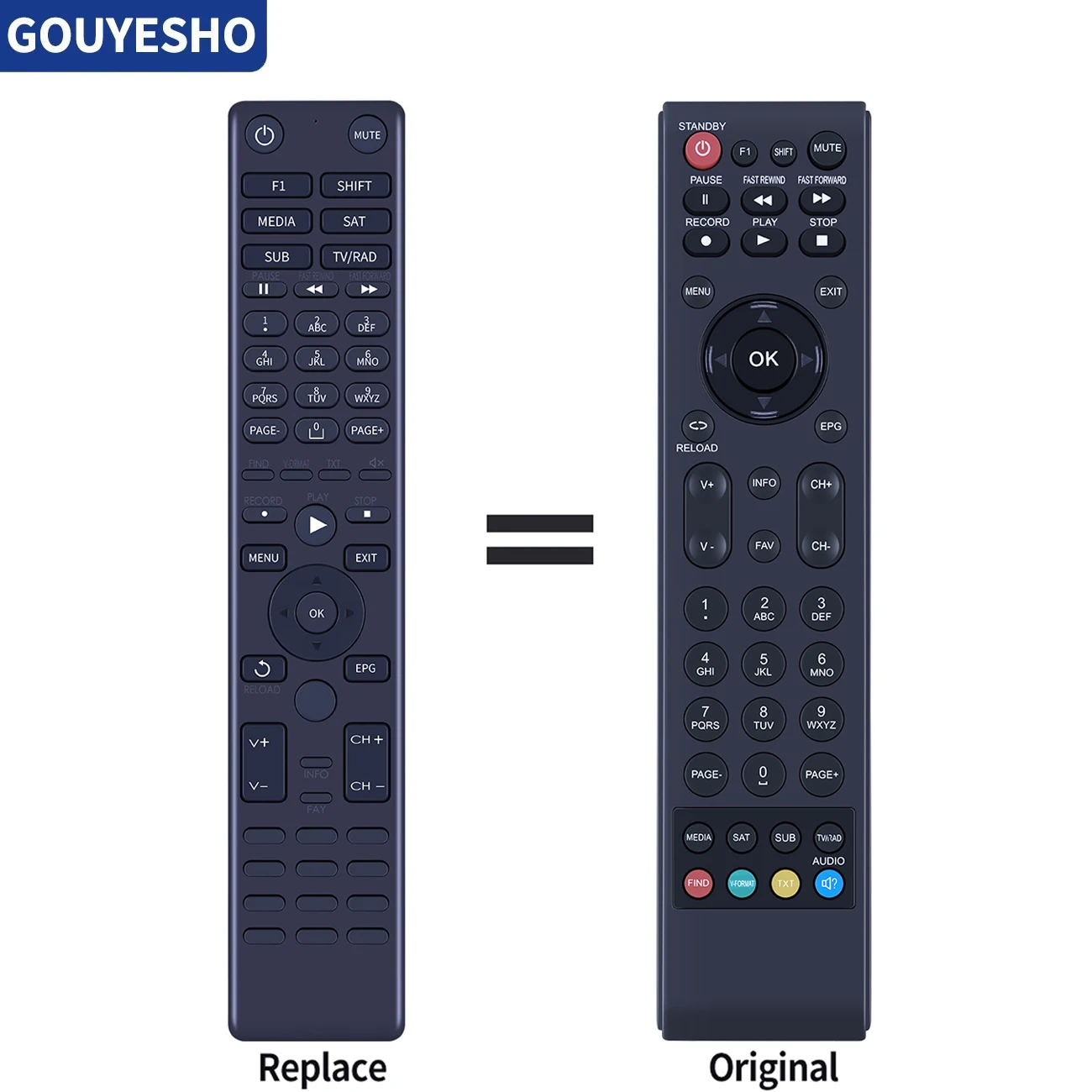 New Remote Control for AB CRYPTOBOX 500HD, 550HD, 625HD, 600HD, 650HD, 700HD, 750HD, 752HD mini
New Remote Control for AB CRYPTOBOX 500HD, 550HD, 625HD, 600HD, 650HD, 700HD, 750HD, 752HD mini