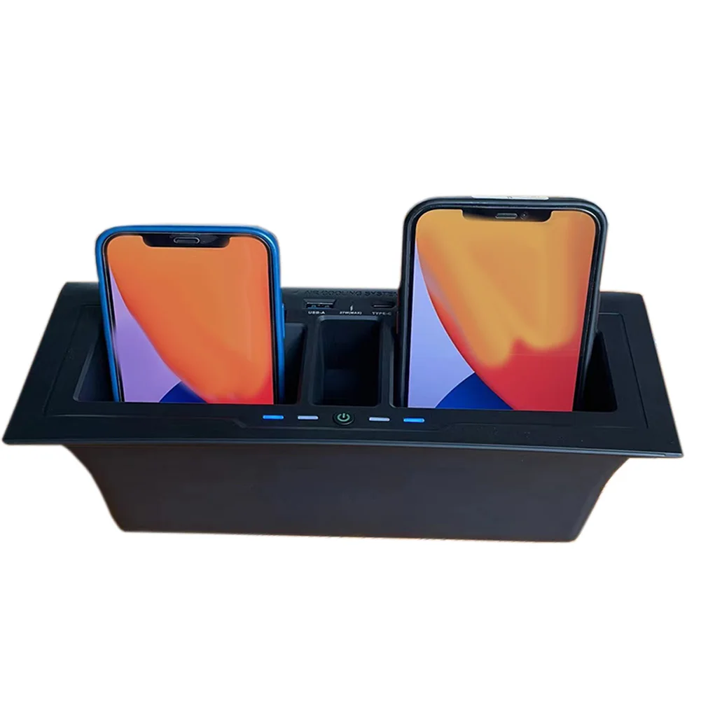 1x Wireless Onboard Car Charging Pad 9-16V 15W Fast-Charger Front Storage Box For Land-Rover For Defender 90 110 2020-2023
1x Wireless Onboard Car Charging Pad 9-16V 15W Fast-Charger Front Storage Box For Land-Rover For Defender 90 110 2020-2023