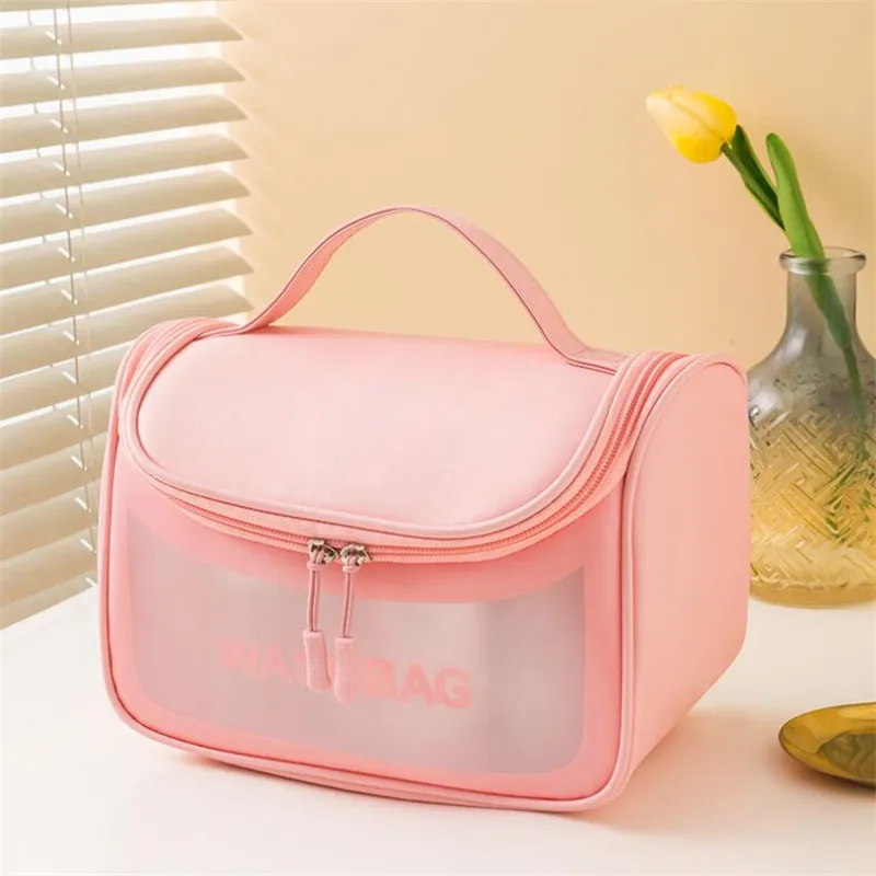 Travel Waterproof Portable Women Cosmetic Bags Hook Wash Makeup Pouch Organizer Toiletries Female Storage Make Up Beauty Cases
Travel Waterproof Portable Women Cosmetic Bags Hook Wash Makeup Pouch Organizer Toiletries Female Storage Make Up Beauty Cases