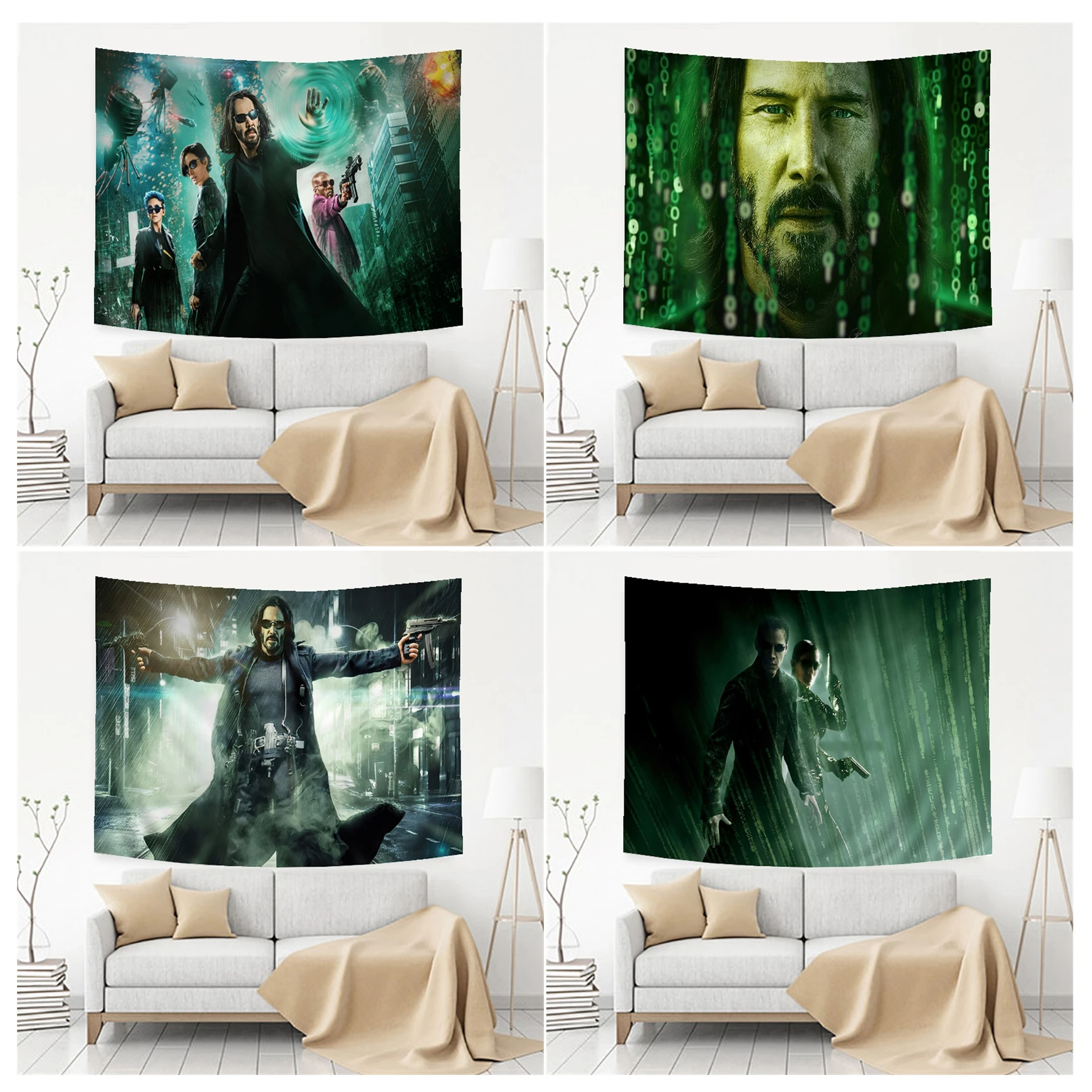 

The Matrix Resurrections Tapestry Hanging Bohemian Tapestry Bohemian Wall Tapestries Mandala Cheap Hippie Wall Hanging
