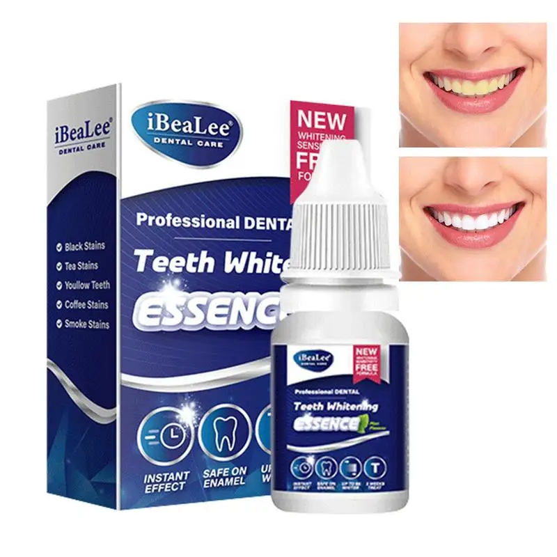 10ml Teeth Whitening Essence Tooth Washing Liquid Brightening Quickly Remove Stones Smoke Stains Teeth Stains Oral Cleaning
10ml Teeth Whitening Essence Tooth Washing Liquid Brightening Quickly Remove Stones Smoke Stains Teeth Stains Oral Cleaning