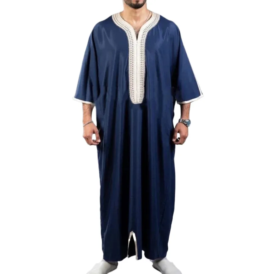 Fashion Islamic Clothing Men Embroidered Jubba Thobes Homme New 2023 Men Arab Muslim Moroccan Kaftan Eid Prayer Long Robe Dress
Fashion Islamic Clothing Men Embroidered Jubba Thobes Homme New 2023 Men Arab Muslim Moroccan Kaftan Eid Prayer Long Robe Dress