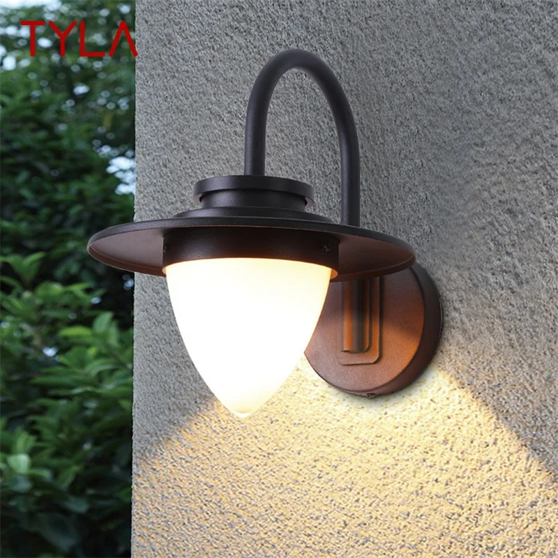 

·TYLA Outdoor Wall Lamp Classical Sconces Light Waterproof IP65 Home LED For Porch Villa