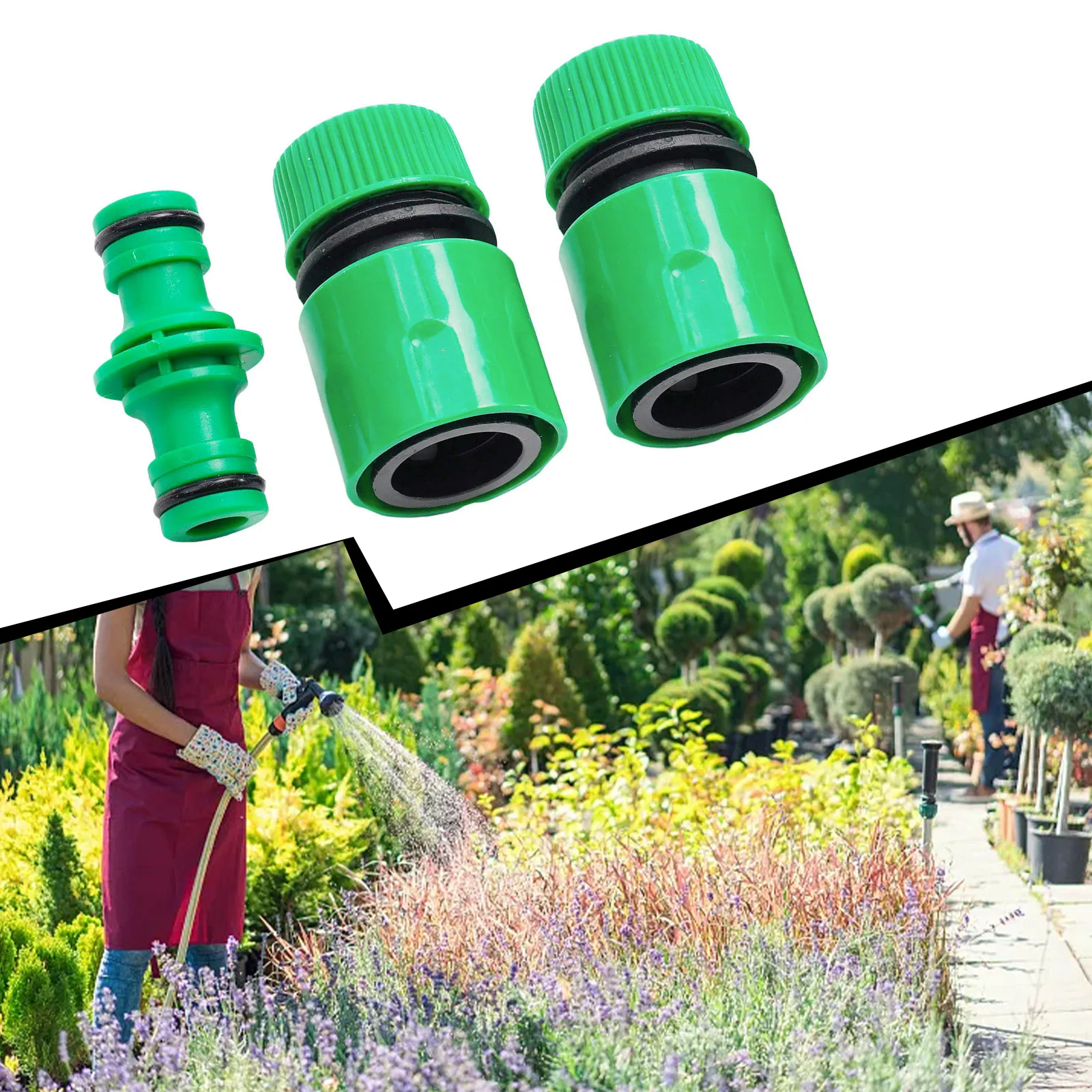 2 Pcs Portable 1/2 Inch Garden Hose Accessories 2 Connector Hose Connection Adapter+ 1 Nozzle Home Garden Supplies
2 Pcs Portable 1/2 Inch Garden Hose Accessories 2 Connector Hose Connection Adapter+ 1 Nozzle Home Garden Supplies
