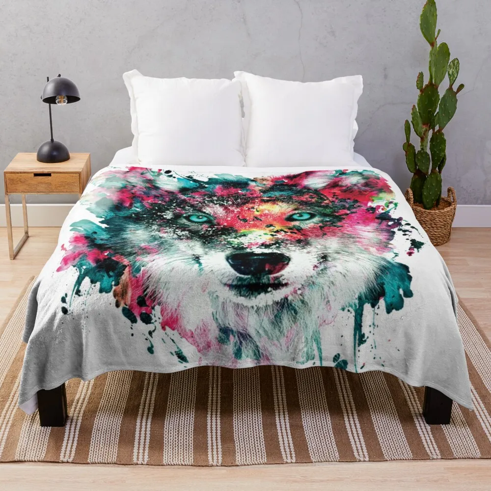 Wolf II Throw Blanket designer blanket soft plush plaid blanket for travel light beach blanket
Wolf II Throw Blanket designer blanket soft plush plaid blanket for travel light beach blanket