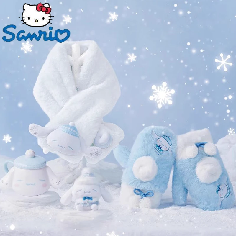 Original Sanrio Kawaii Winter Warm Cinnamoroll Series Soft Scarf Glove Pendant Gift Box Girl Stuffed Plushie Xmas Birthday Gift
Original Sanrio Kawaii Winter Warm Cinnamoroll Series Soft Scarf Glove Pendant Gift Box Girl Stuffed Plushie Xmas Birthday Gift