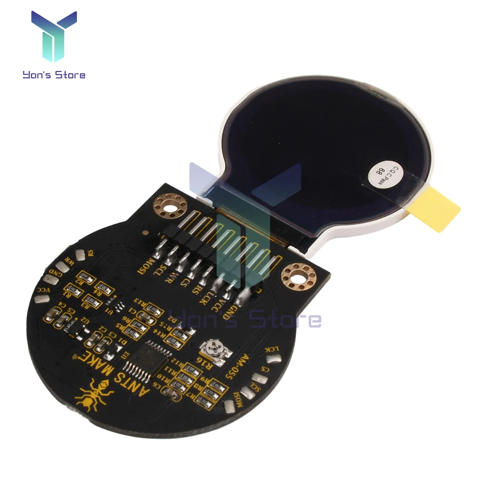 2.2 Inch Circular TFT High Definition LED Display Screen Module 128*128 AM-055 Drive Colorful For lcd Module DC 3.3~5.5V 50mA
2.2 Inch Circular TFT High Definition LED Display Screen Module 128*128 AM-055 Drive Colorful For lcd Module DC 3.3~5.5V 50mA