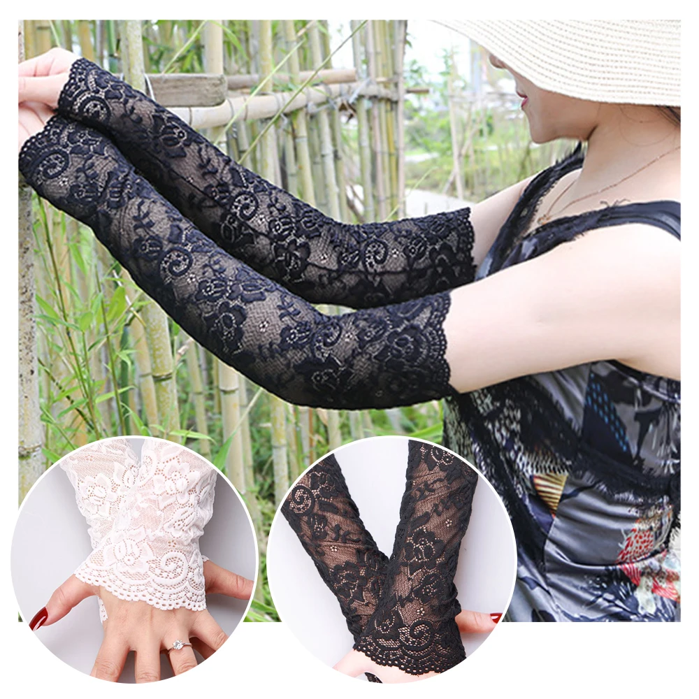 Summer Women Driving Glove Sunproof Arm Sleeves Sexy Lace Gloves Lady Fingerless Elastic Sleeve Fake Sleeves Classic Long Glove
Summer Women Driving Glove Sunproof Arm Sleeves Sexy Lace Gloves Lady Fingerless Elastic Sleeve Fake Sleeves Classic Long Glove