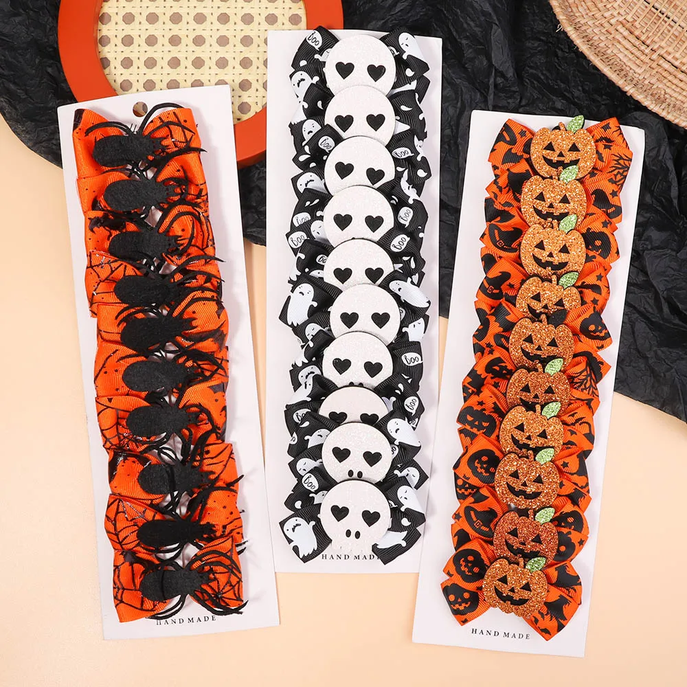 10PCS/Set Halloween Girl Hair Clips Dark Wind Spider Pumpkin Hairpin for Kid Party Barrettes Baby Hair Accessories Wholesale
10PCS/Set Halloween Girl Hair Clips Dark Wind Spider Pumpkin Hairpin for Kid Party Barrettes Baby Hair Accessories Wholesale