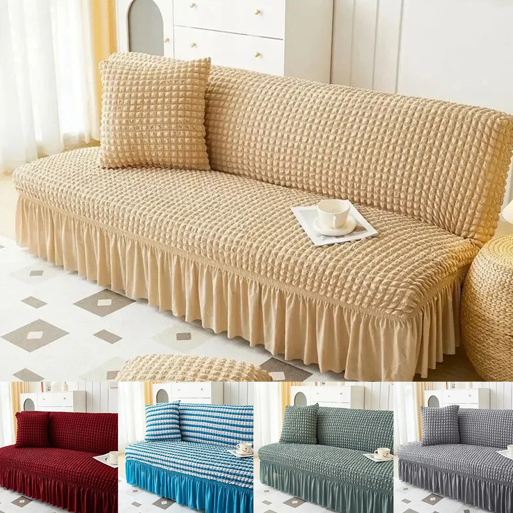 1PC S/M/L Seater Seersucker Sofa Slipcover High Stretch Couch Cover Thick Corner Sofa Protector Elastic Corner Couch Covers
1PC S/M/L Seater Seersucker Sofa Slipcover High Stretch Couch Cover Thick Corner Sofa Protector Elastic Corner Couch Covers