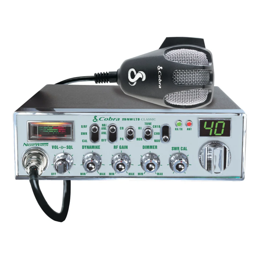 

Cobra 29NW Classic Professional CB Radio with Nightwatch Illuminated Display - Emergency Radio, Instant Channel 9/19