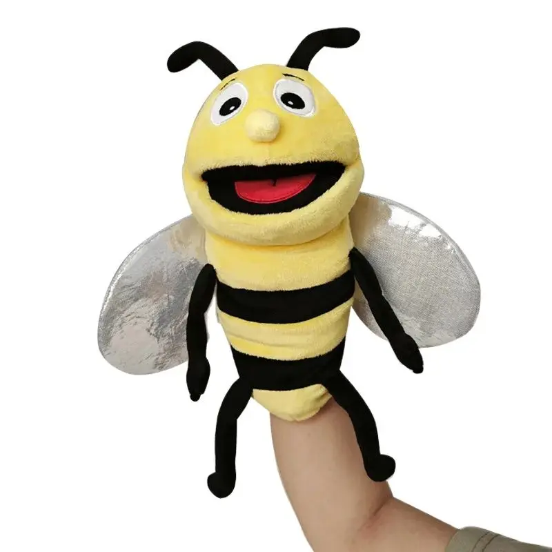 Insect ventriloquism hand puppet open mouth plush toy kindergarten storytelling cartoon animal hand puppet toy mouth movement
Insect ventriloquism hand puppet open mouth plush toy kindergarten storytelling cartoon animal hand puppet toy mouth movement