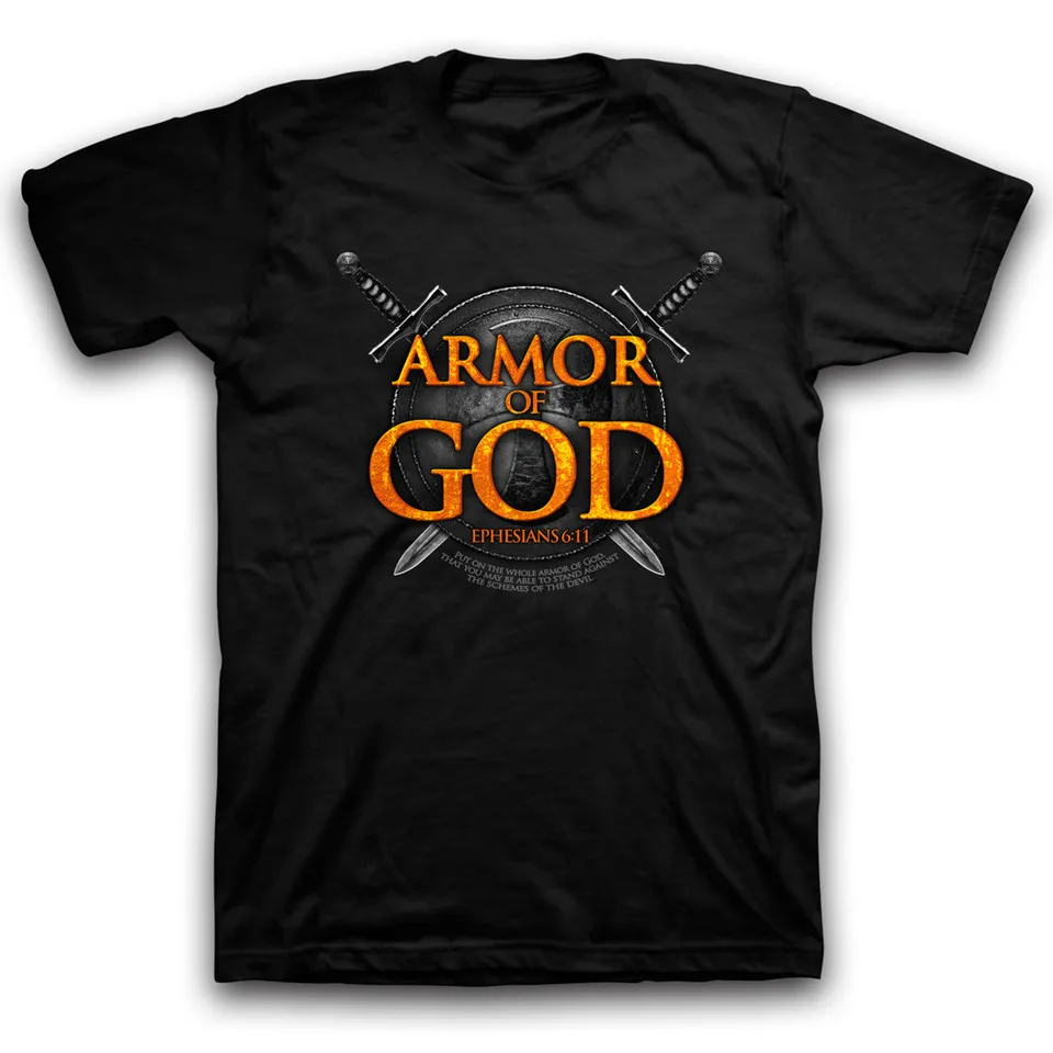 Ephesians 6:11, Armor of God, Christians Warriors T Shirt. New 100% Cotton Short Sleeve O-Neck Casual T-shirts Size S-3XL
Ephesians 6:11, Armor of God, Christians Warriors T Shirt. New 100% Cotton Short Sleeve O-Neck Casual T-shirts Size S-3XL