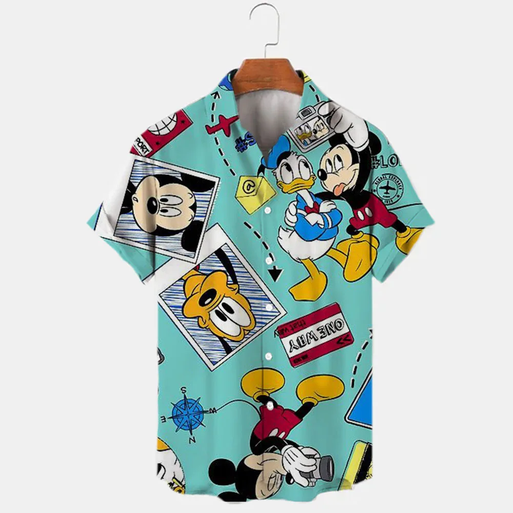 Summer New Fashion Trend Style Men's Boutique Shirt 3D Print Disney Donald Duck Mickey and Minnie Oversized Lapel Men's Shirt
Summer New Fashion Trend Style Men's Boutique Shirt 3D Print Disney Donald Duck Mickey and Minnie Oversized Lapel Men's Shirt