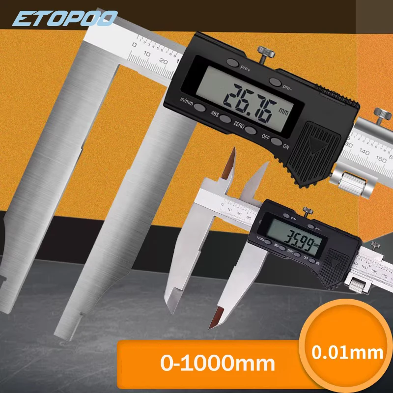 0-1000mm 40inch 600mm Digital Caliper messschieber heavy duty electronic vernier caliper with knife jaws paquimetro digital
0-1000mm 40inch 600mm Digital Caliper messschieber heavy duty electronic vernier caliper with knife jaws paquimetro digital